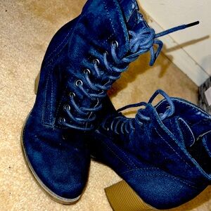 Blue suede